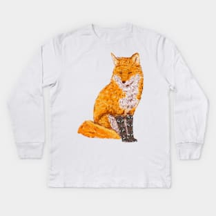 Snow & Fox ever Kids Long Sleeve T-Shirt